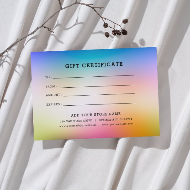 Certificado de oferta comercial minimalista com lo (Criador carregado)