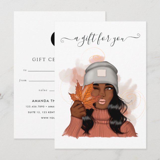 Certificado de Oferta de Ação de Graças Afro-Ameri (Frente/Verso)