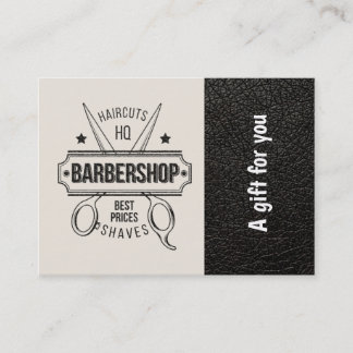 Certificado de oferta de aparência de couro de bar