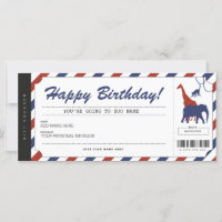 Certificado de Oferta de Bilhete de Aniversário do