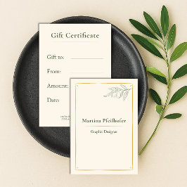 certificado de oferta de galho de azeitona elegant