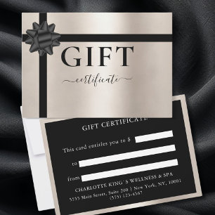 CERTIFICADO DE OFERTA DE NEGÓCIOS DOURADO Modern