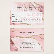 Certificado de Oferta de Negócios Rosa Dourada Gli