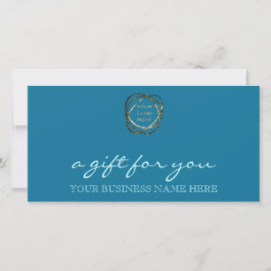 Certificado de oferta do logotipo comercial Trendy
