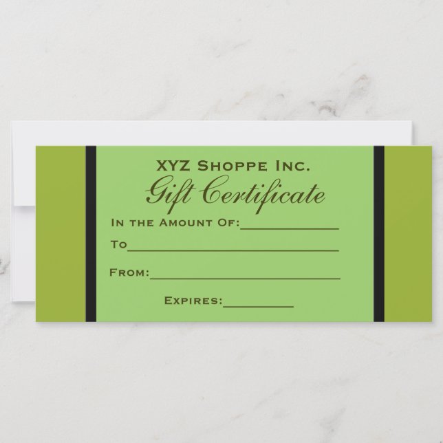 Certificado de oferta verde-oliva (Frente)