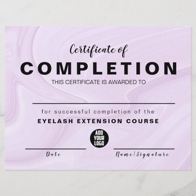 Certificado de Preenchimento de Cores d'Água Doura (Frente)