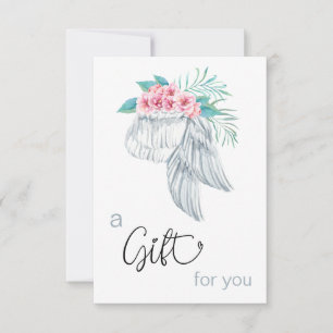 *~* Certificado de Presente Anjo Inglês para Buquê