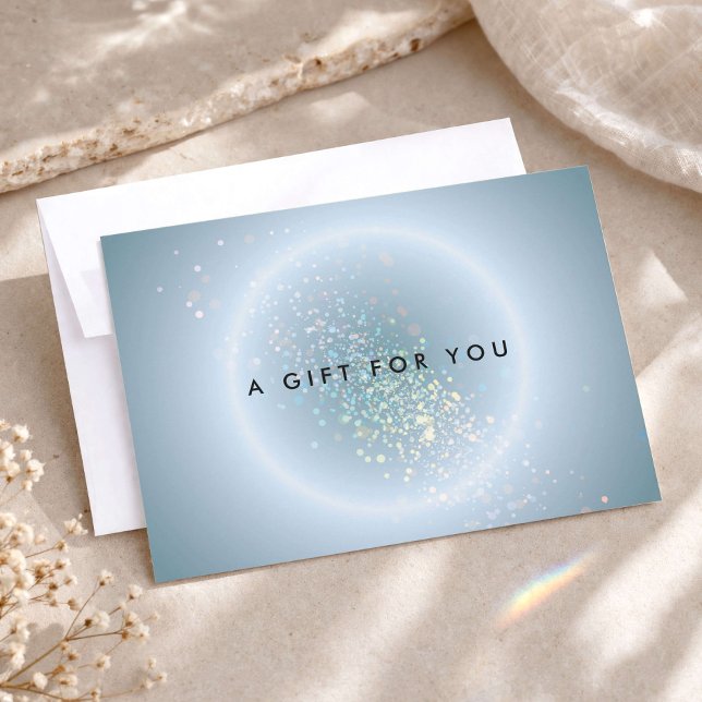 Certificado de Presente Celestial Confetti Glow Az (Criador carregado)