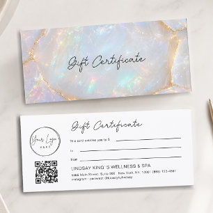 Certificado de Presente com Código QR do Logotipo