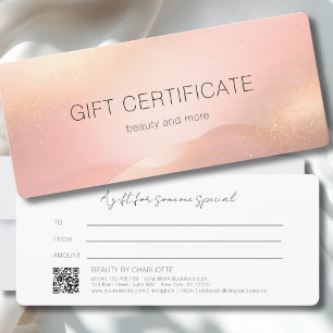 Certificado de Presente com Código QR Gradiente Br