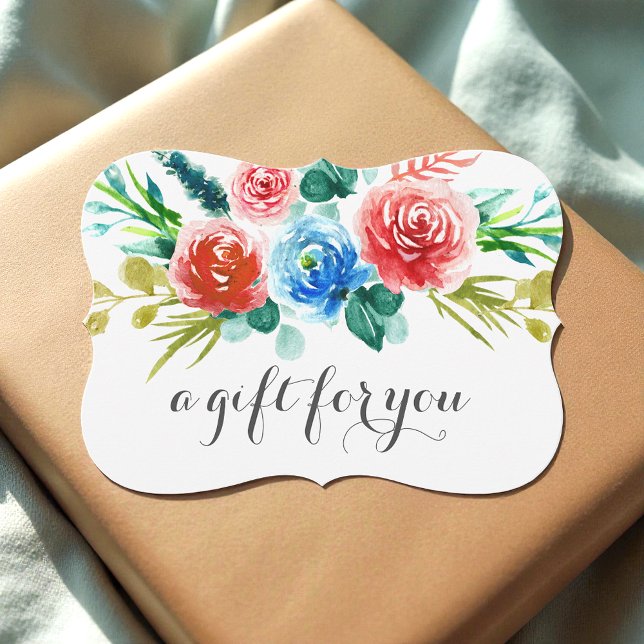 Certificado de Presente Comercial Floral da Red Wa (Criador carregado)