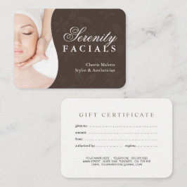 Certificado de presente customizável dos termas