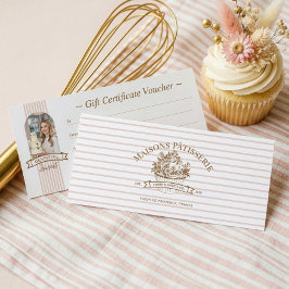 Certificado de Presente da Loja de Cupcakes Florai