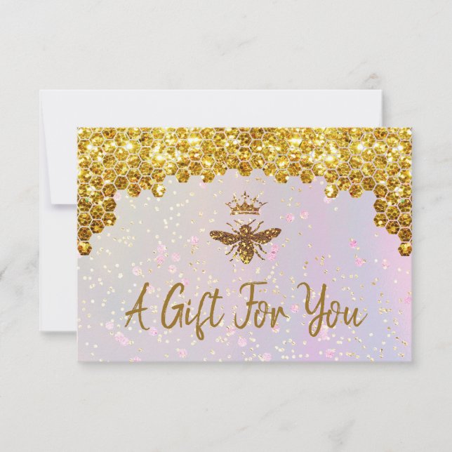 Certificado de presente da Rainha Bee (Frente)