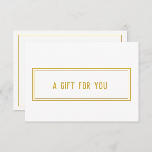 Certificado de Presente de Bela Dourada Salônica B (Frente/Verso)