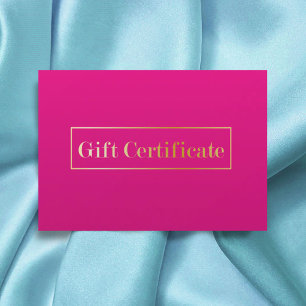 Certificado De Presente De Bela Salão De Bela Spa