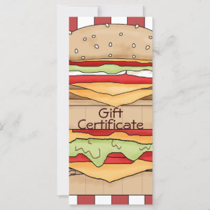 Certificado de Presente de Burger