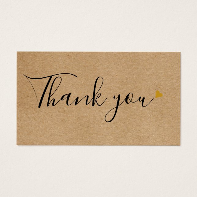 Certificado de Presente de Coração de Ouro Rústico (Frente)