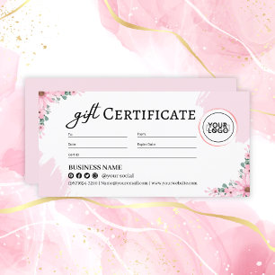 Certificado de Presente de Dia de as mães Floral R