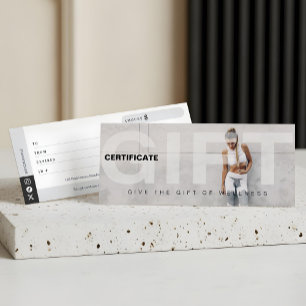 Certificado de Presente de Foto para Design de Che
