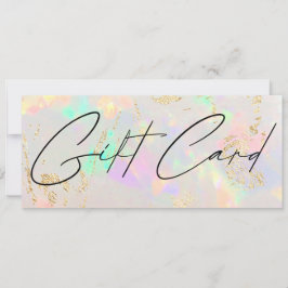 certificado de presente de fundo opal stone