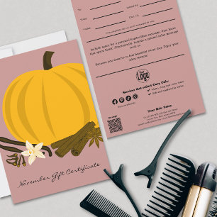 Certificado de Presente de Hairstylist Pink dos Se