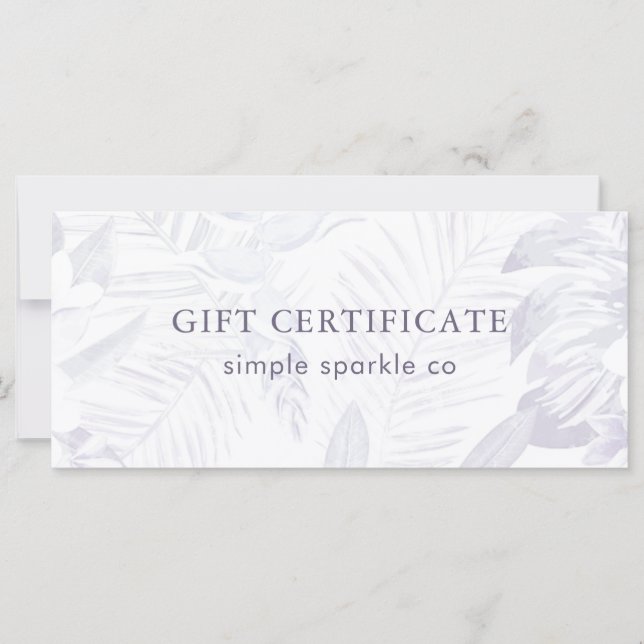 Certificado de Presente de Impressão de Folha de P (Frente)