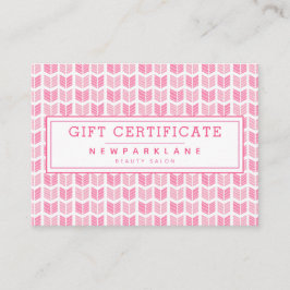 Certificado de Presente de Impressão de Negócios e