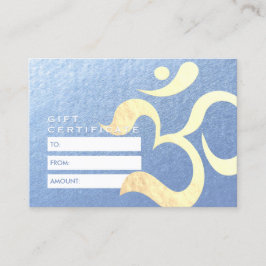 Certificado de Presente de Instrutor de Meditação 