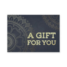 Certificado de Presente de Instrutor YOGA Blue Dou