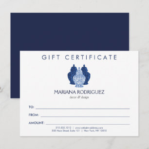 Certificado de Presente de Logotipo de Potência de