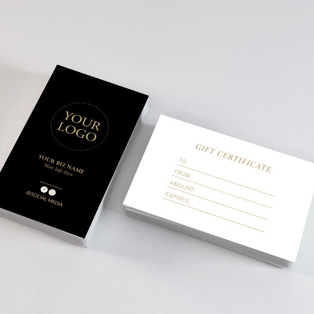 Certificado de Presente de Logotipo Empresarial Mo (Criador carregado)