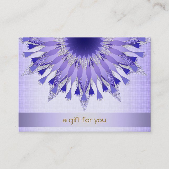 Certificado de Presente de Lotus Hair Salon e Spa (Frente)