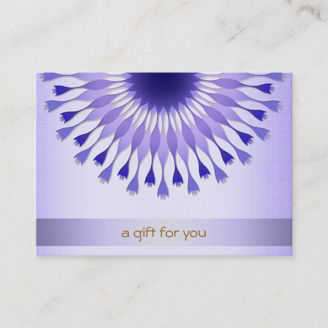 Certificado de Presente de Lotus Hair Salon e Spa (Frente)