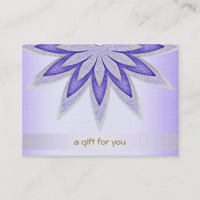 Certificado de Presente de Lotus Hair Salon e Spa (Frente)