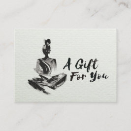 Certificado de Presente de Meditação de Yoga Instr