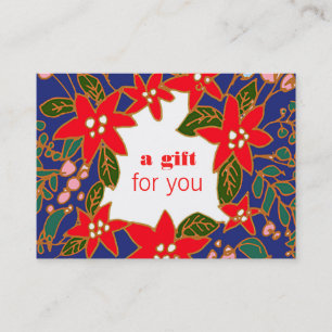 Certificado de presente de Natal / Feriado