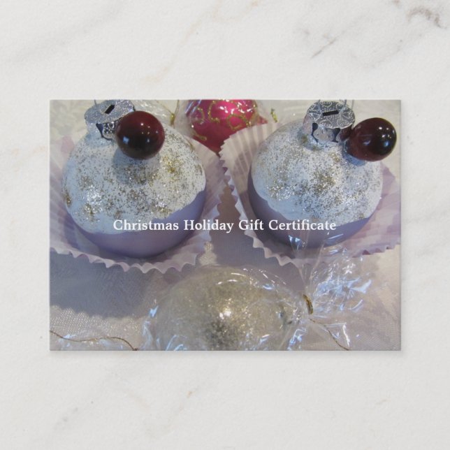 Certificado de presente de Natal para Vazio rico (Frente)