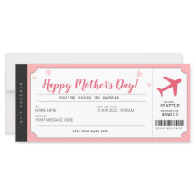 Certificado de Presente de Passagem de Embarque de