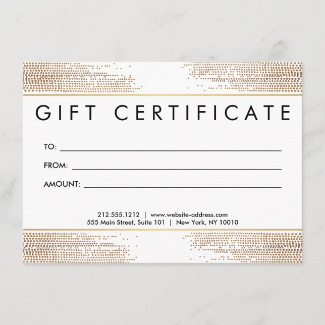 Certificado de Presente de Pontos de Confetti de B (Frente)