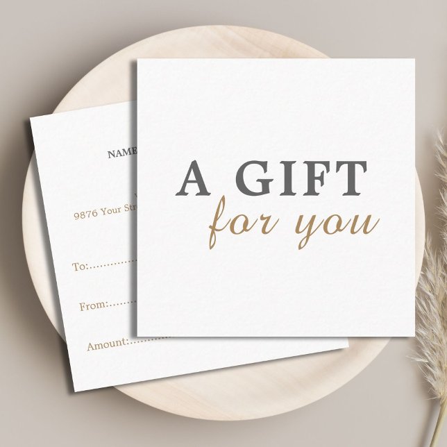 Certificado de Presente de Salão de Bela Limpa Ele (Criador carregado)