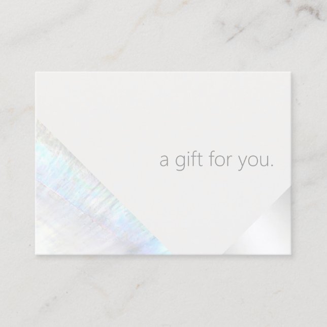 Certificado de Presente de Salão de Bela Spa Moder (Frente)