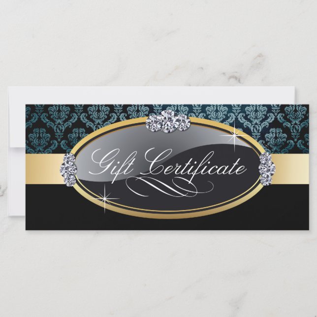 CERTIFICADO DE PRESENTE DE SALÃO E SPA (Frente)