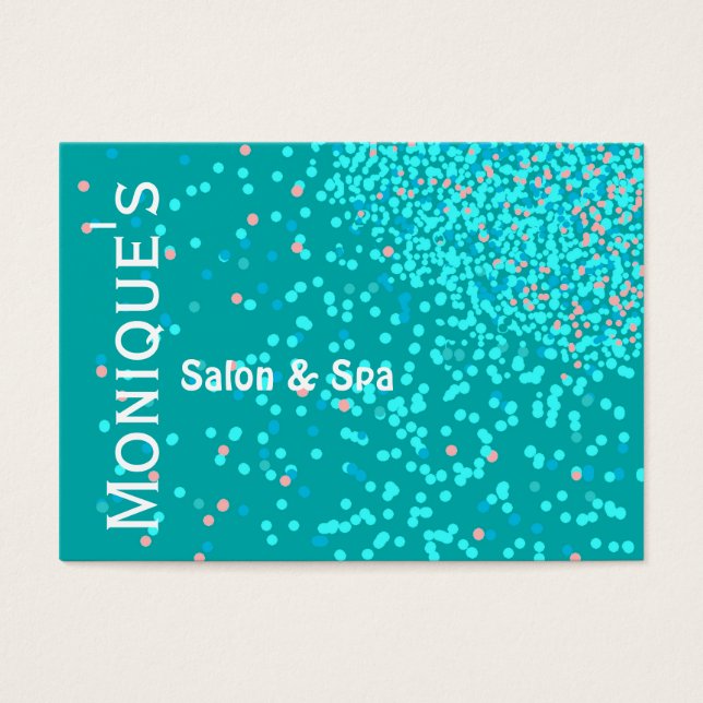 Certificado de presente de salão Spa Abstrato de á (Frente)