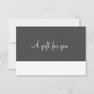 Certificado de Presente de Script Minimalista