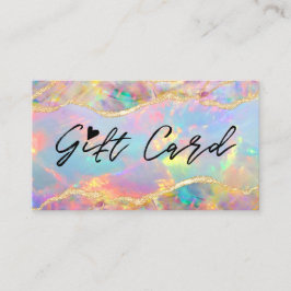 certificado de presente de textura opal colorida