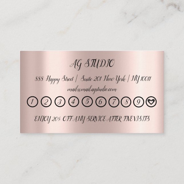 Certificado de Presente do Coração rosa Black 10 L (Verso)