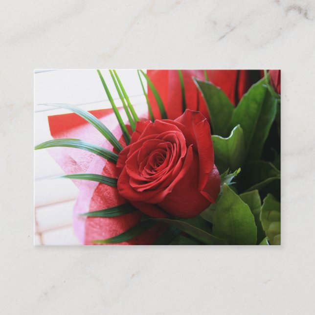 Certificado de presente do florista da rosa (Frente)