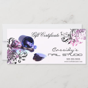 Certificado de Presente do Nail Studio e Salon
