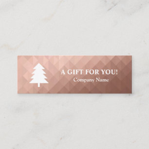 Certificado de presente do Natal no ouro